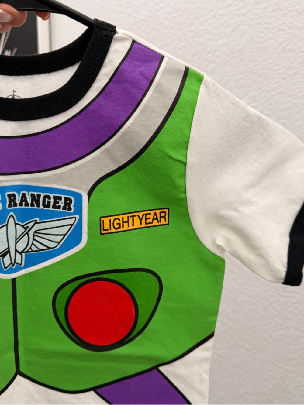 Disney Pixar Buzz Lightyear Space Ranger Tee - Green & White - Picture 3 of 4